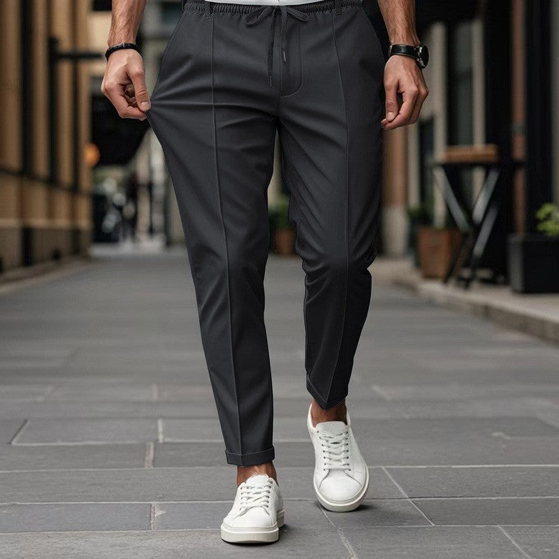 Herren modische Slim-Fit Jogginghose mit elastischem Bund und praktischen Seitentaschen Drune