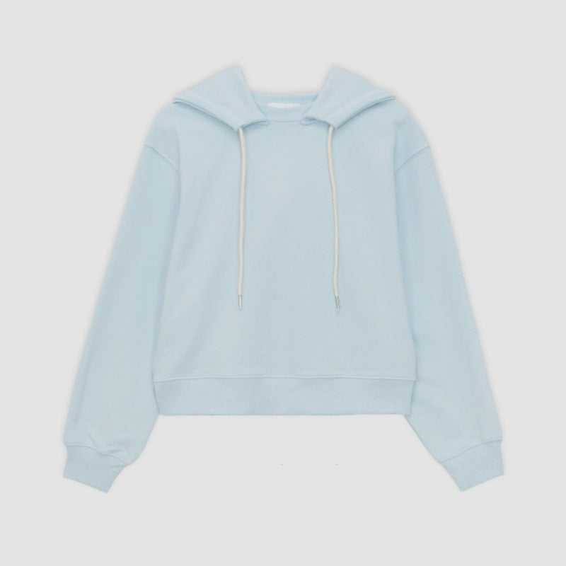 Damen lässiger Kapuzenpullover mit weichem Baumwollmix Drune