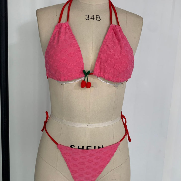 Damen Triangel-Bikini mit verspieltem Dekorelement Drune