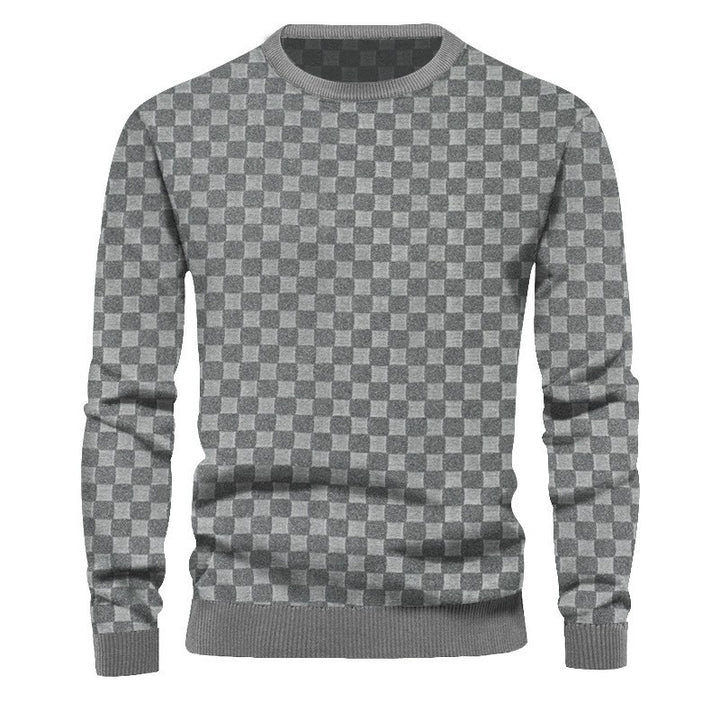 Herren Strickpullover mit strukturiertem Design und bequemem Schnitt Drune