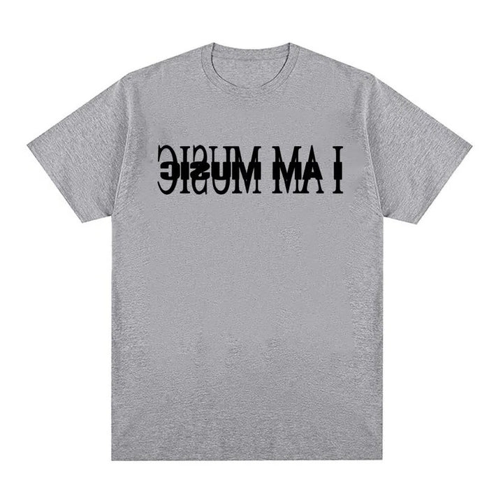 Damen T-Shirt mit modernem Typografie-Druck Drune