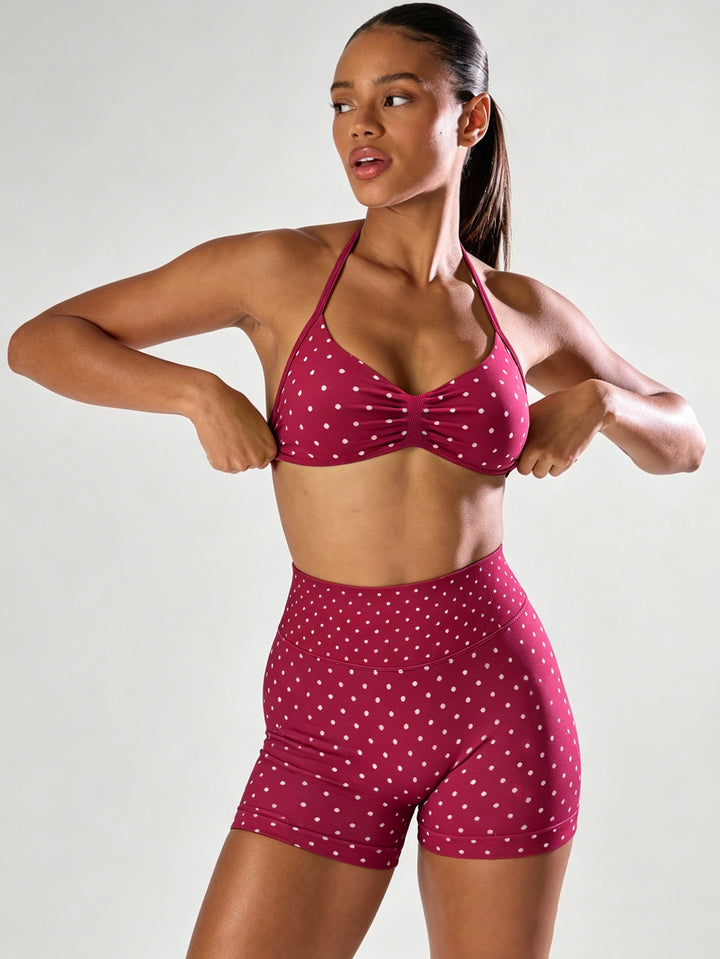 Damen Sportlicher Jumpsuit mit Raffungen und verstellbaren Trägern Drune