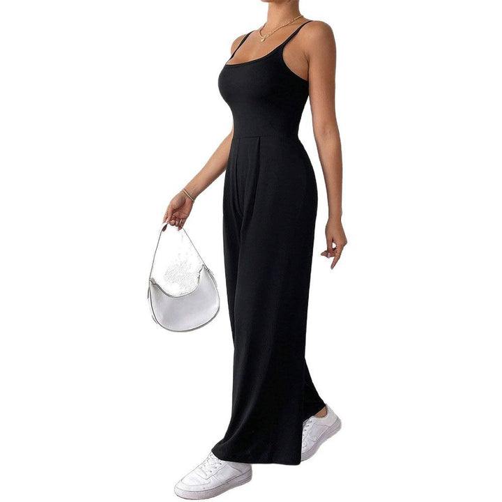 Damen lässiger Jumpsuit mit schmalen Trägern und elegantem Schnitt Drune