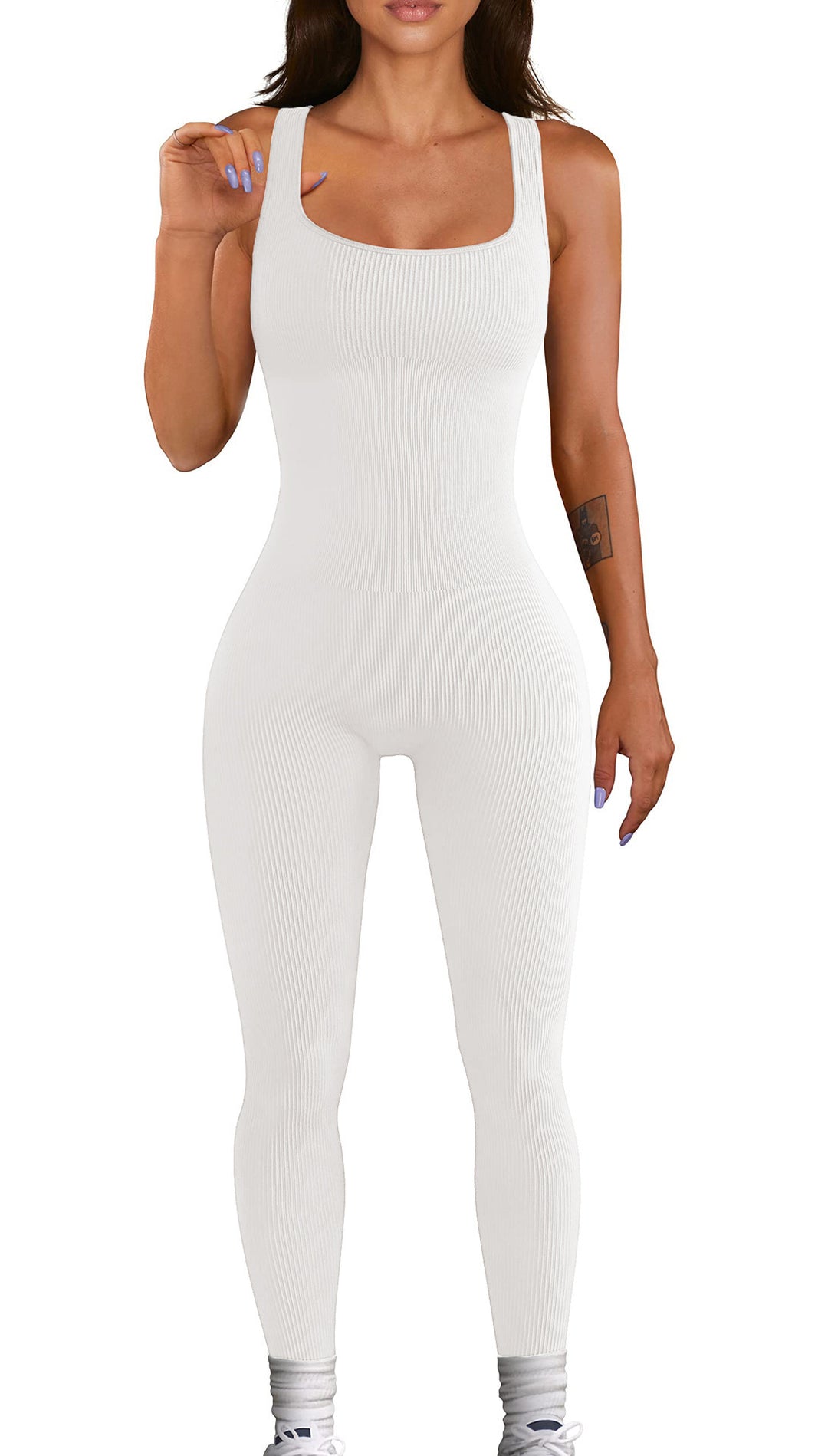 Damen Sportlicher Bodycon-Jumpsuit Drune