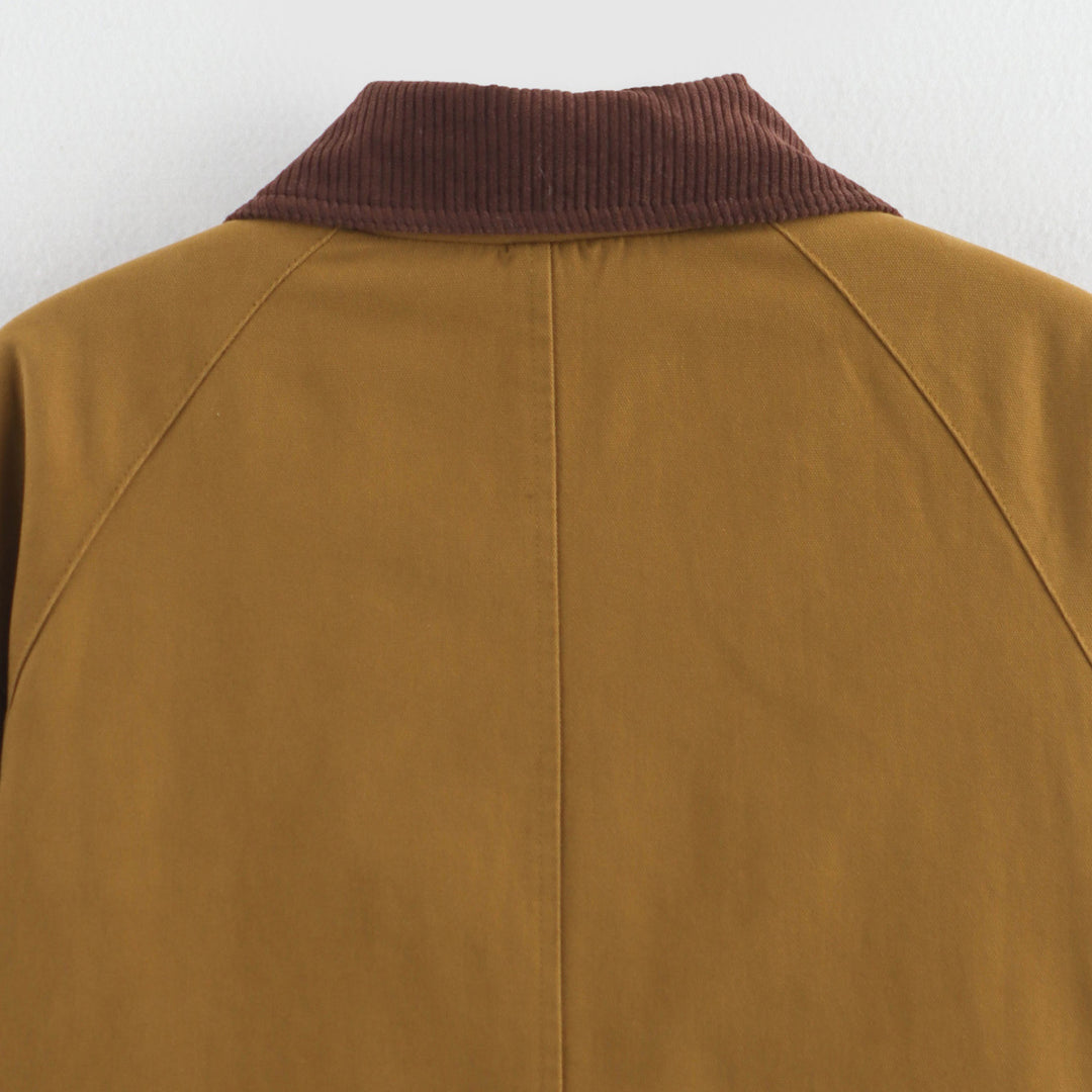 Damen Modische Übergangsjacke mit praktischen Taschen und kontrastierendem Kragen Drune