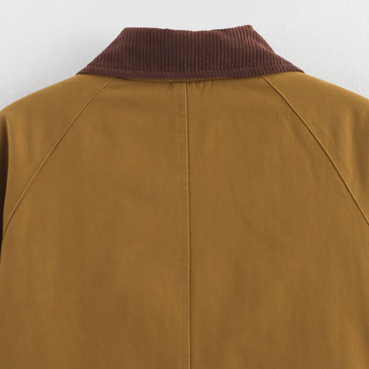 Damen Modische Übergangsjacke mit praktischen Taschen und kontrastierendem Kragen Drune