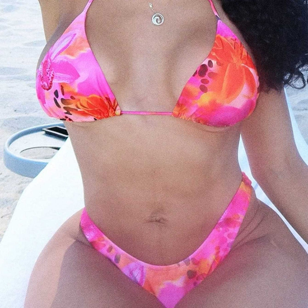 Damen Triangel-Bikini mit elegantem Hochschnitt Drune