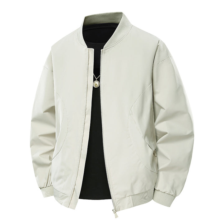 Herren stylische Bomberjacke mit unkompliziertem Schnitt und elastischen Bündchen Drune