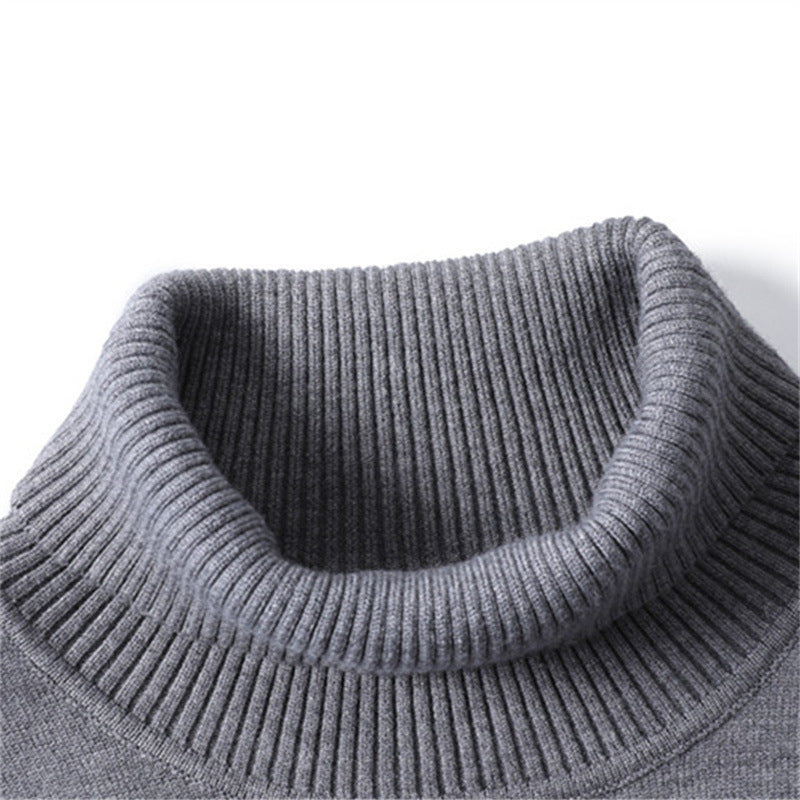 Herren Rollkragenpullover aus hochwertiger Wolle Drune