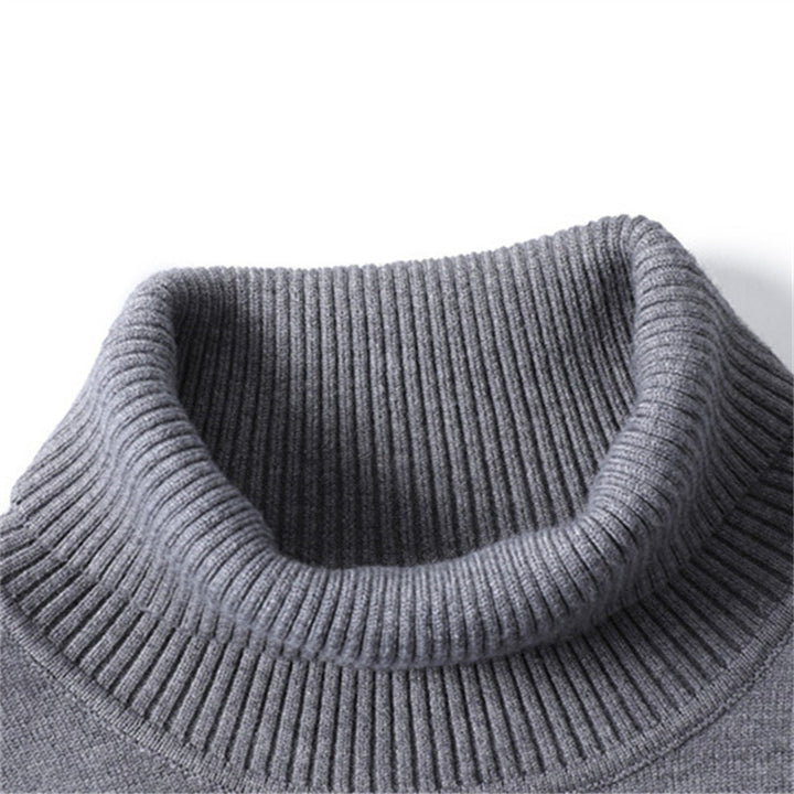 Herren Rollkragenpullover aus hochwertiger Wolle Drune