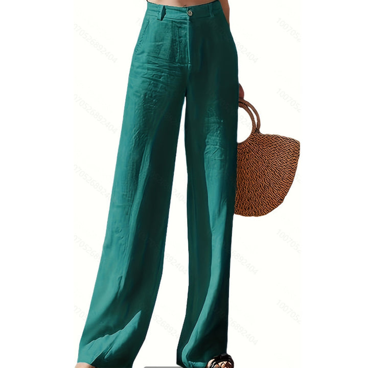 Damen Weite Leinenhose Drune