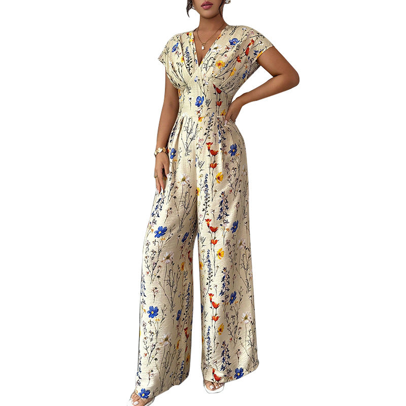 Damen Maxikleid mit floralem Muster Drune