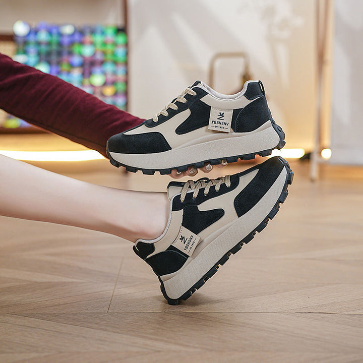 Damen Sportliche Sneaker mit atmungsaktiven Mesh-Einsätzen und dämpfender Sohle Drune
