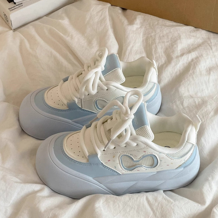 Damen Sportliche Sneakers mit atmungsaktiver Mesh-Oberfläche und bequemem Dämpfungssystem Drune