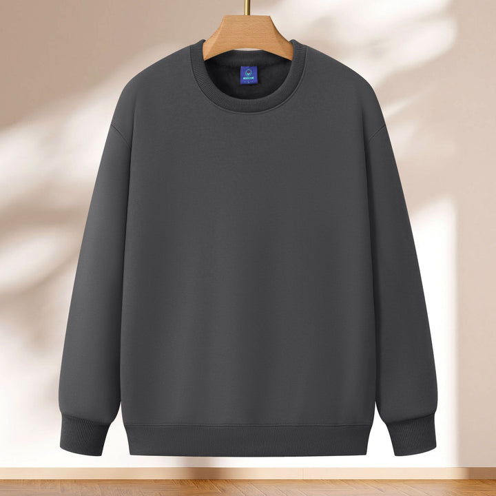Damen lässiges Sweatshirt mit breiten Schultern und weichem Innenfutter Drune