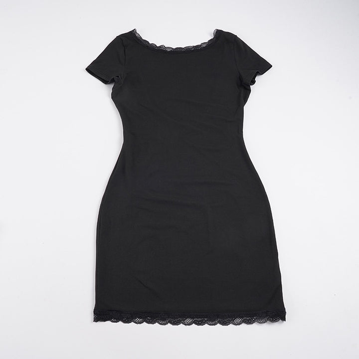 Damen Spitzenkleid mit elegantem Abschluss Drune