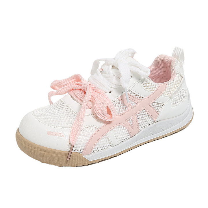 Damen Sportliche Netz-Sneaker mit atmungsaktiver Oberseite Drune