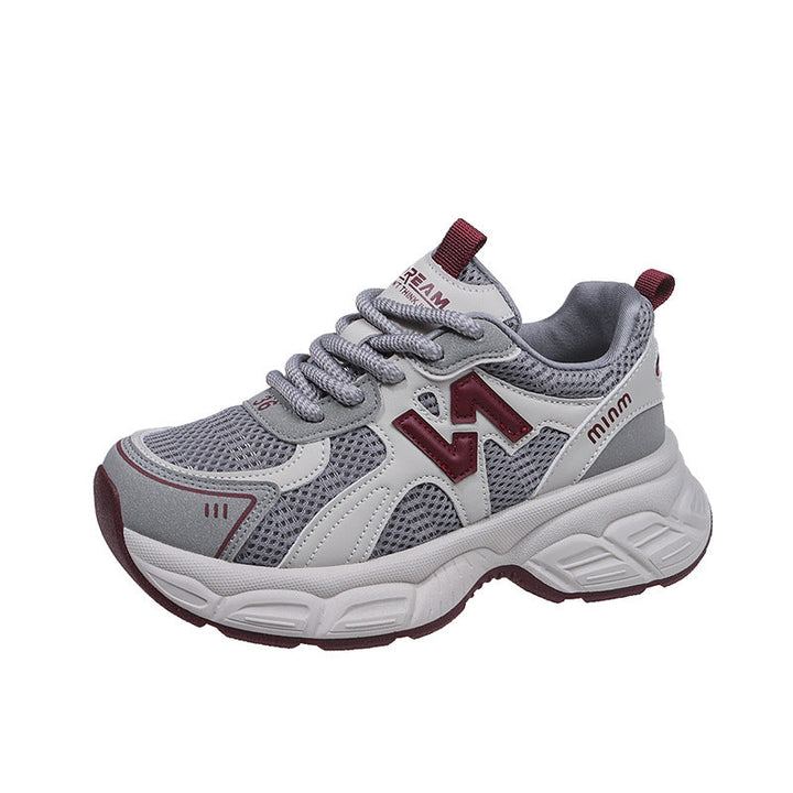 Damen Sportliche Sneaker mit atmungsaktivem Obermaterial Drune