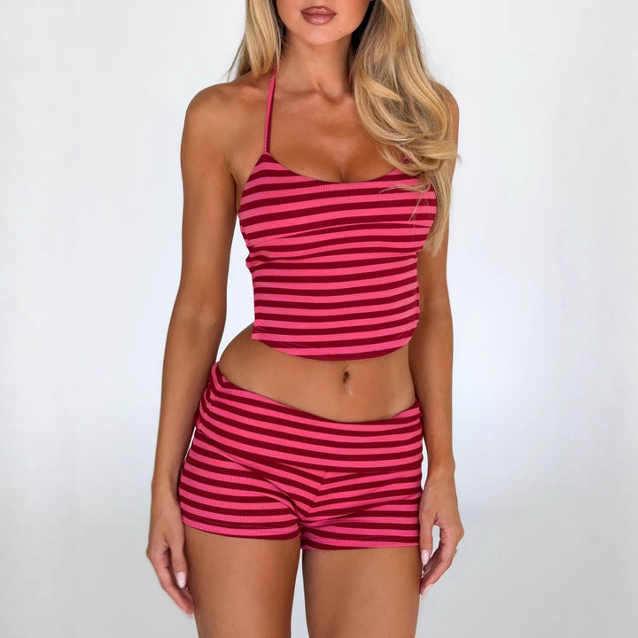 Damen Sportliche kurze Hose mit breitem Bund Drune