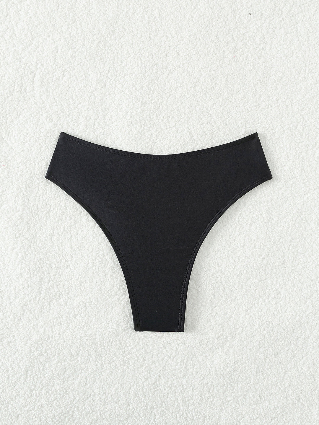 Damen Hochgeschnittene Bikinihose mit nahtloser Verarbeitung und komfortablem Sitz Drune