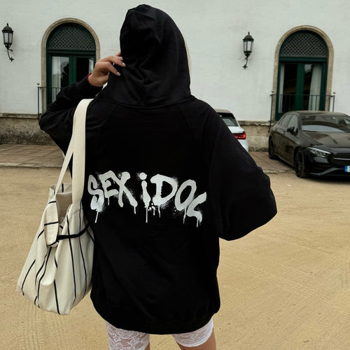 Damen modischer Kapuzenpullover mit känguru-Tasche und weichem Innenfutter Drune