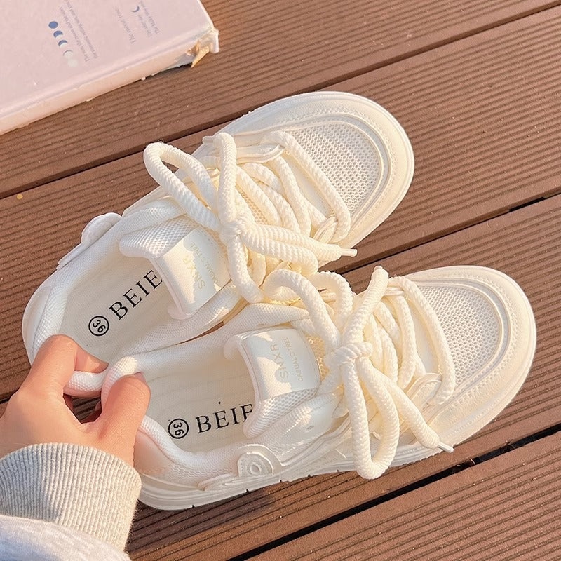 Damen Luftpump-Sneaker mit dämpfender Sohle und atmungsaktivem Obermaterial Drune