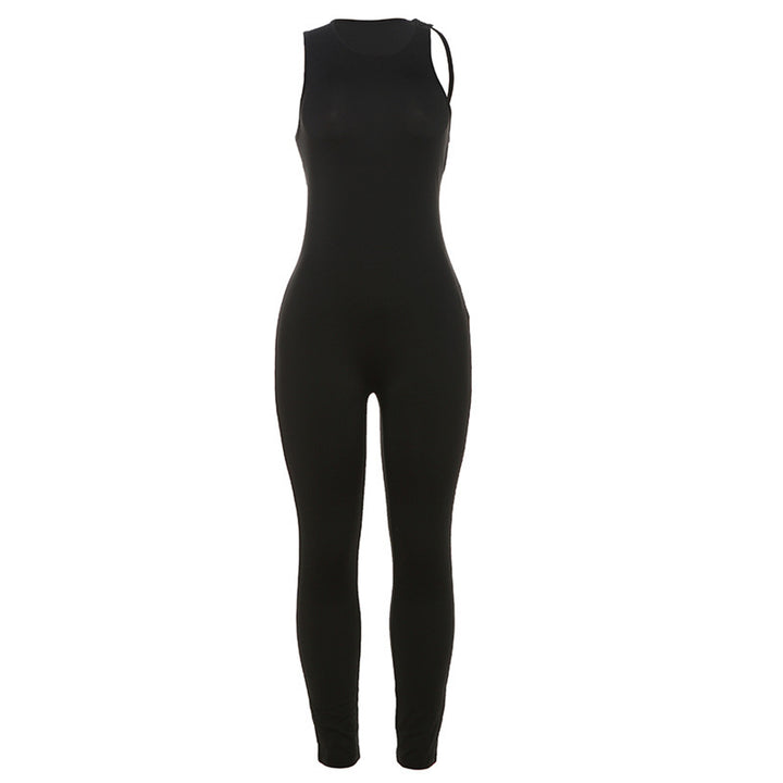 Damen Sportlicher Langoverall mit innovativem Cut-Out Drune