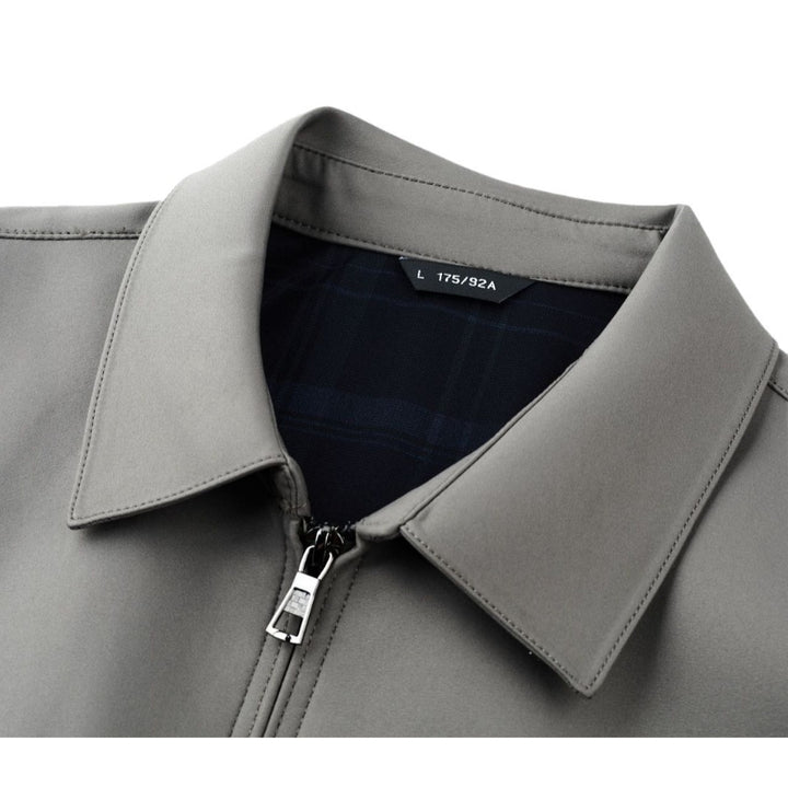 Herren Übergangsjacke mit schickem Stehkragen und praktischen Reißverschlusstaschen Drune
