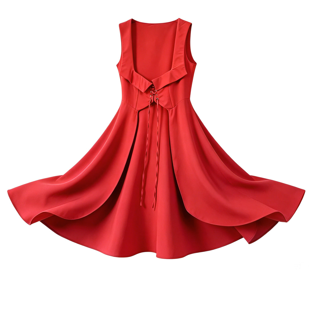 Damen nan schulterfreies Boho Maxikleid mit Volants, asymmetrischem Saum und Glockenärmeln Drune