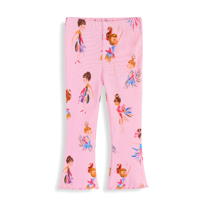 Mädchen Leggings mit buntem Ballerina-Design Drune