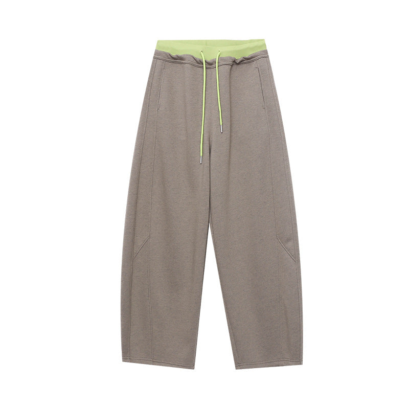 Damen lässige Sweathose mit weitem Schnitt und seitlichen Taschen Drune