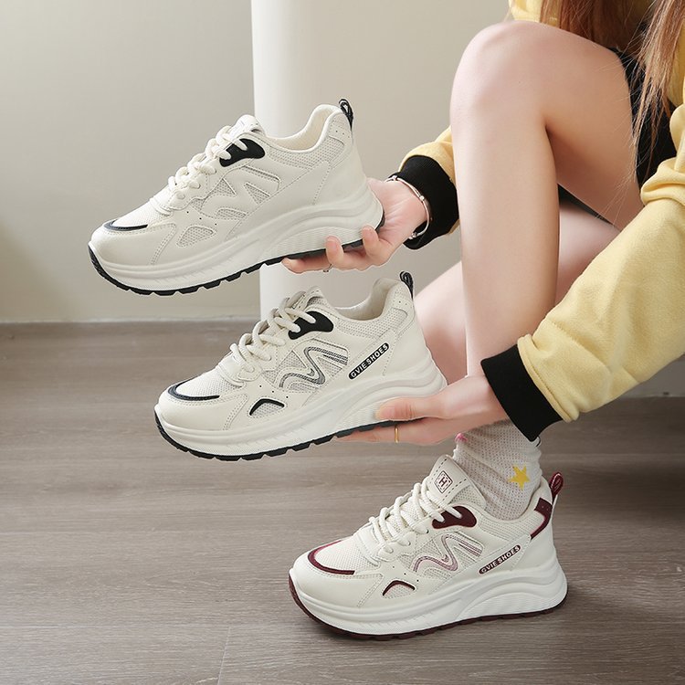 Damen Komfortable Sneakers mit dämpfender Sohle und atmungsaktivem Obermaterial Drune