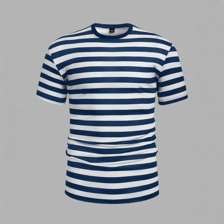 Herren Freizeit T-Shirt mit auffälligen Streifen Drune