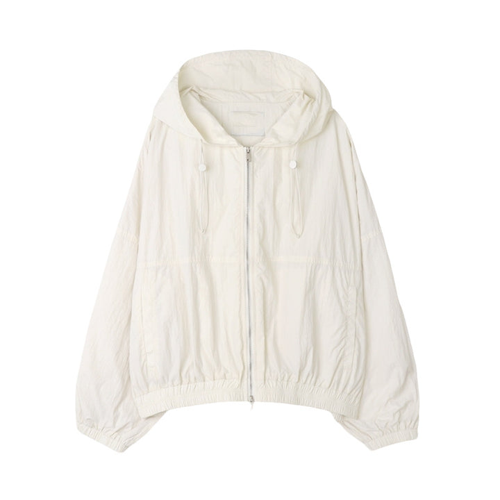 Damen lässige Übergangsjacke mit Kapuze und elastischen Bündchen Drune