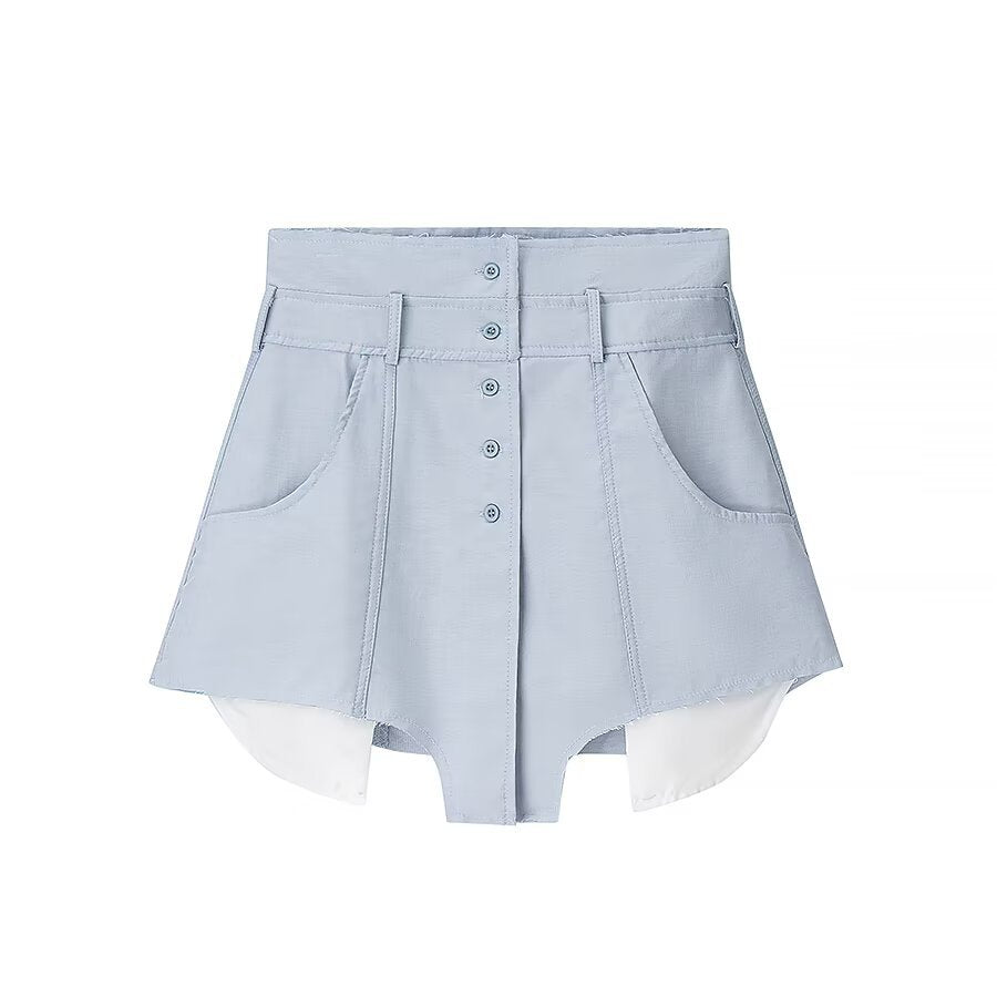 Damen Karo-Hemd mit kurzen Shorts Drune