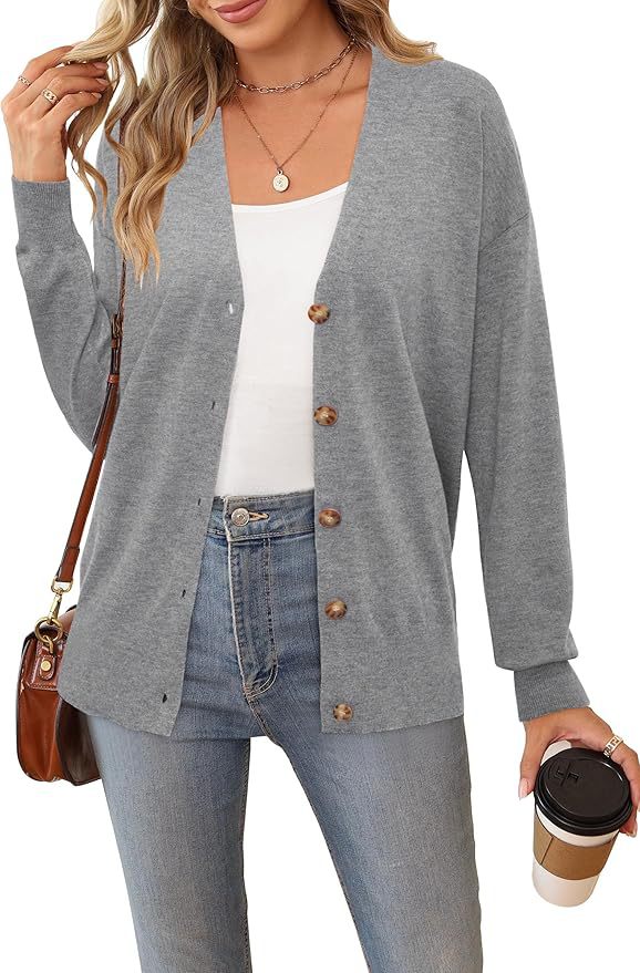 Damen lässige Strickjacke Drune