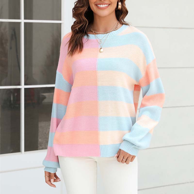 Drune | Gestreifter Strickpullover für Stilvolle Outfits
