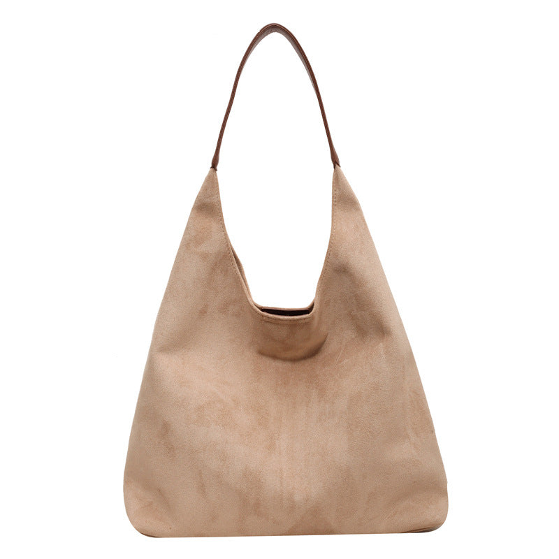 Damen Wildleder Schultertasche Drune