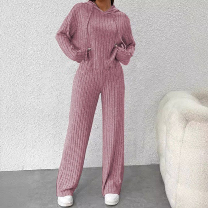 Damen lässiger Strickanzug Drune