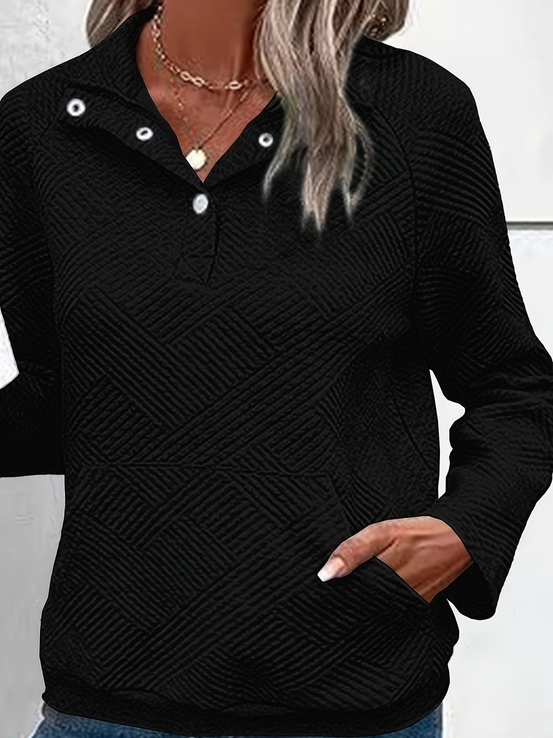 Damen Stepppullover mit durchgehendem Reißverschluss und praktischen Taschen Drune