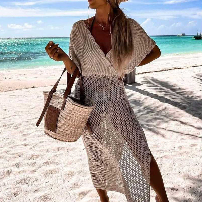 Damen strandfreundliches Netzkleid Drune