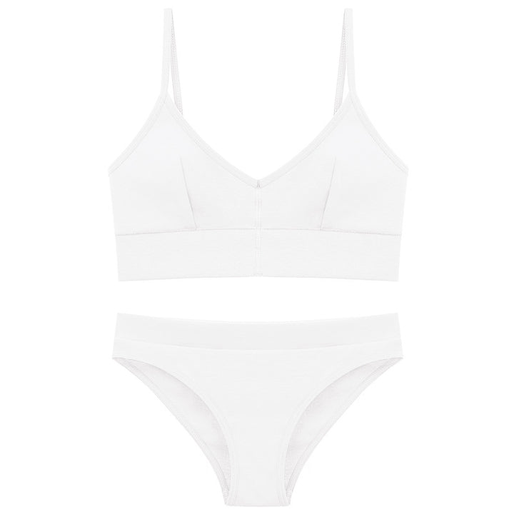 Damen Bikini-Set mit elegantem V-Ausschnitt und verstellbaren Trägern Drune