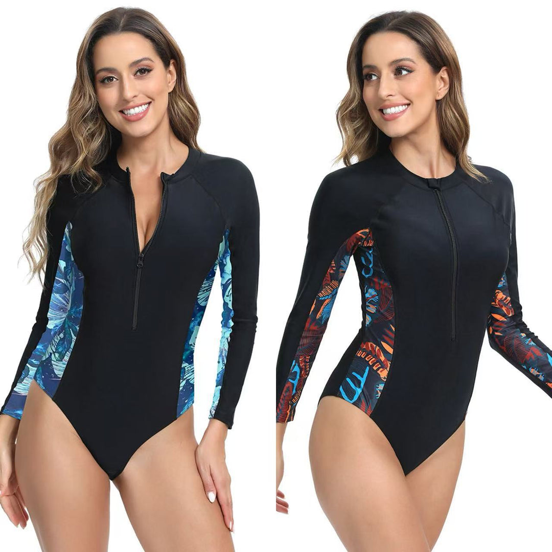 Damen langärmliger Schwimmanzug mit innovativem Designs Drune
