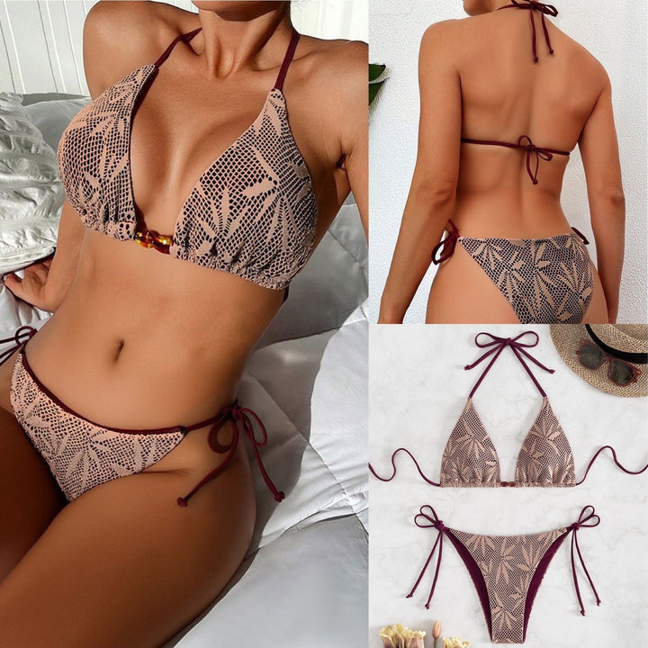 Damen Raffinierter Häkel-Bikini Drune