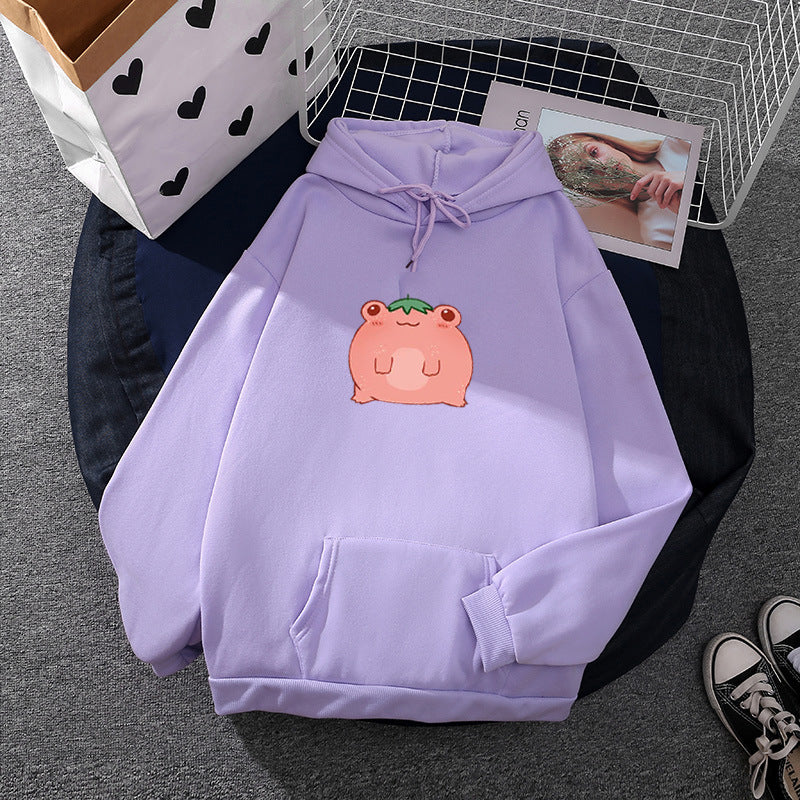 Damen Pullover mit süßem Froschdesign Drune