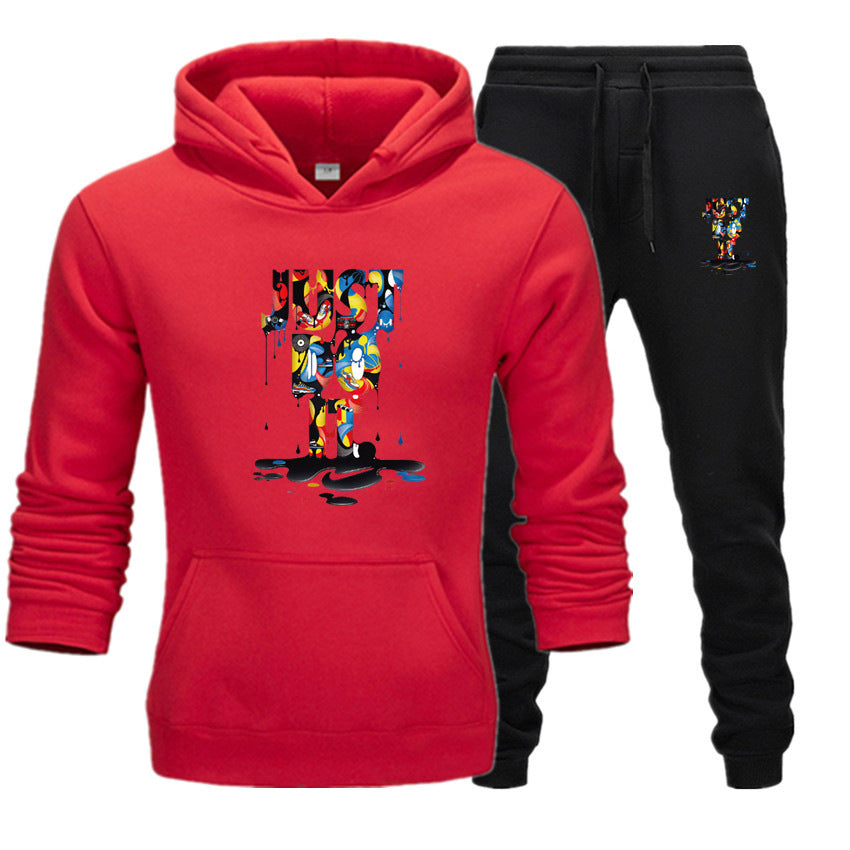 Damen Kapuzenpullover und Jogginghose Set Drune