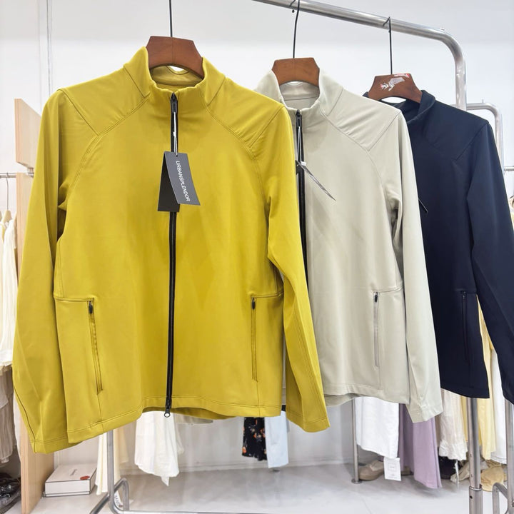 Damen Funktionsjacke mit hohem Kragen und innovativem Reißverschluss Drune