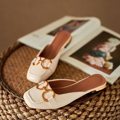 Damen Elegante und bequeme Schuhe mit schickem Metallverschluss Drune