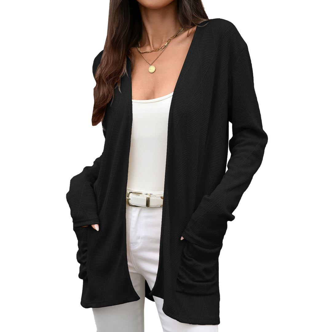 Damen Wickeljacke mit strukturierter Oberfläche Drune