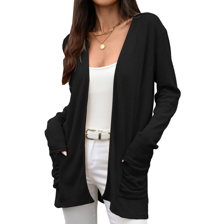 Damen Wickeljacke mit strukturierter Oberfläche Drune
